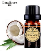 Load image into Gallery viewer, Dimollaure Natural Organic refined Coconut Essential Oil 10ml Healthy Oil for SPA Hair&amp;Skin Care handmade soap Body Massage